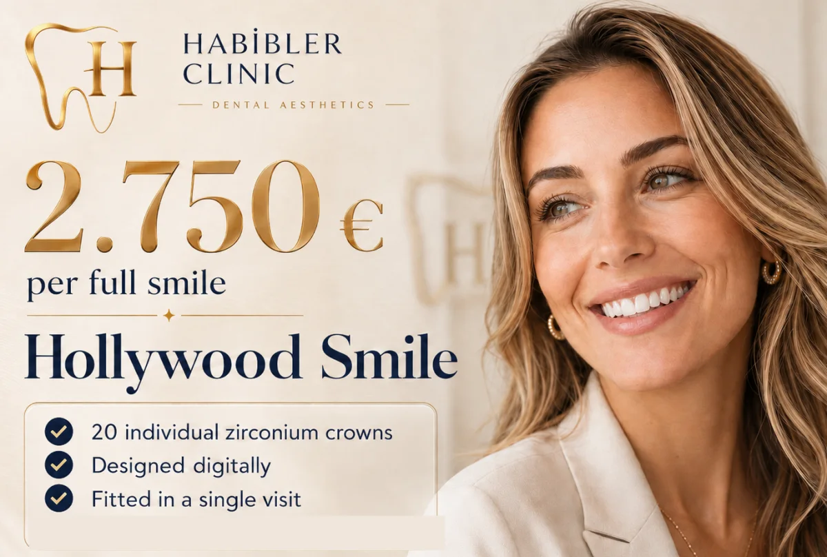 Hollywood smile in Istanbul, Turkey